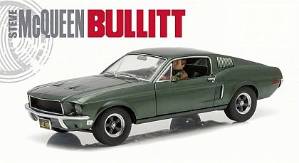 1968 BULLITT Mustang GT • including Frank Bullitt figurine • #GL12938