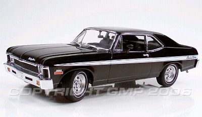 ☆激レア世界500台*GMP*1/18*1970 Chevrolet Rally Nova ブラック≠EXOTO-