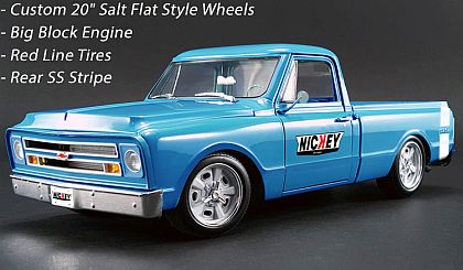 1967 Nickey Custom C-10 Shop Truck • Marina Blue • #A1807205