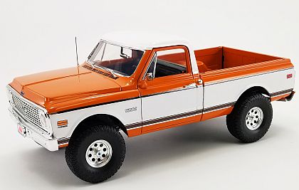 1972 Chevy K10 4x4 Pickup Truck • Orange/White • #A1807213 • www.corvette-plus.ch