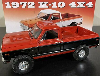 1972 Tom's Garage Chevy K10 4x4 Pickup Truck • Red/Black • #A1807213TG • www.corvette-plus.ch