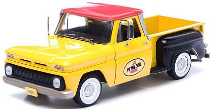 1965 PENNZOIL Chevy C-10 Stepside Pickup Truck • Yellow • #GL12873