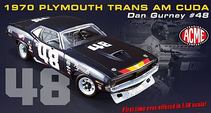 1970 Plymouth Trans-Am Cuda #48 • Dan Gurney • #A1806101