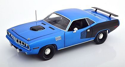 1971 Plymouth HEMI 'Cuda • B5 Blue with Black Billboard • #A1806123NC • www.corvette-plus.ch