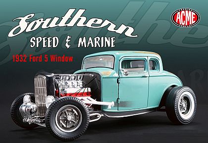 1932 Ford 5 Window Coupe • SOUTHERN SPEED & MARINE • Wheathered • #A1805012