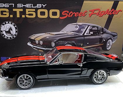 Tom's Garage Shelby G.T.500 Mustang • Black with Red stripes • #A1801837TG • www.corvette-plus.ch