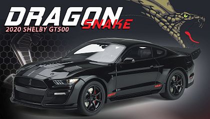 2020 Ford Shelby GT500 Dragon Snake • Raven Black • #US047 • www.corvette-plus.ch