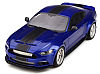 Ford Shelby Mustang GT350 Wide Body • Blue with Black stripes • #GT238 • www.corvette-plus.ch