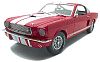 1966 Shelby Mustang G.T.350 SUPERCHARGED • candy apple red with white stripes • #ED102 • www.corvette-plus.ch