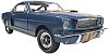 1966 Shelby HERTZ Mustang G.T.350H blue with gold stripes, Item #ED108B