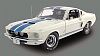 1967 Shelby Mustang G.T.350 white with blue stripes, Item #ED703