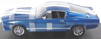 1967 ELEANOR Shelby Mustang G.T.500E • Blue with White stripes • #DC500E06