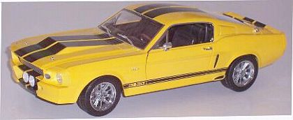 1967 ELEANOR Shelby Mustang G.T.500E • Yellow with Black stripes • #DC500E07