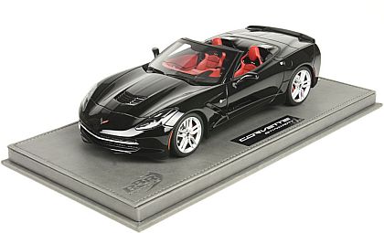 BBR C7 Corvette Stingray Convertible • Black • #BBRP1872C