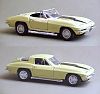 1967 Corvette Sting Ray Convertible & Coupe • Sunfire Yellow • #ERTL