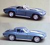 1967 Corvette Sting Ray Convertible & Coupe • Lyndale Blue • #ERTL