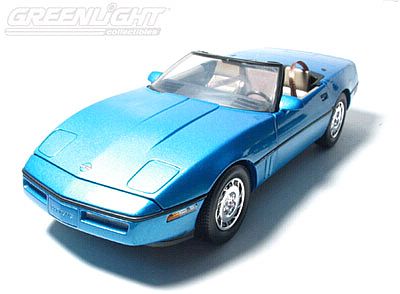 1986 Corvette convertible Nassau blue Limited edition of 500; Item #GL18802