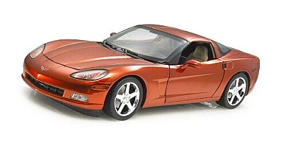 C6 Corvette Coupe Daytona Sunset Orange metallic item H2754