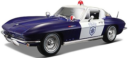 C2 Corvette Sting Ray Coupe Police • Blue-White • #MAI31381