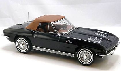 1963 Corvette Sting Ray Convertible • Tuxedo Black • #NRV189055 • www.corvette-plus.ch