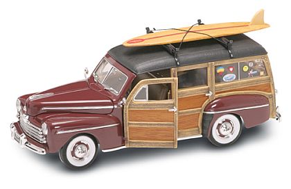 1948 Ford Woody Station Wagon • Burgundy • #YM20028