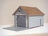 USA style Garage building • Diorama • #AD15808