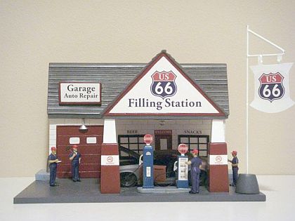 US66 Gas Station • Diorama • #AD15907