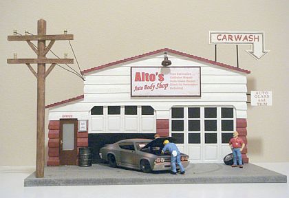 Auto Body Shop • Diorama • #AD15914