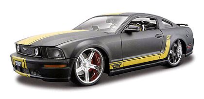 Mustang GT - Black with Yellow stripes - Item #MAI31324BK