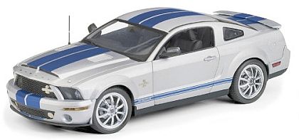 2008 Shelby GT500KR • Silver with Blue stripes • #FMB11E906