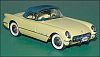 1955 Corvette Roadster, Harvest Gold, Item #DM1383