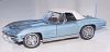 1963 Corvette Sting Ray Convertible - Silver Blue - Danbury Mint - #DM1567