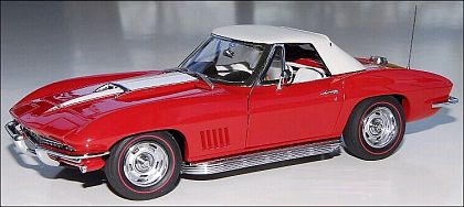 1967 Corvette Sting Ray Convertible, Rally Red, Item #DM1513