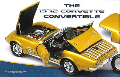 1972 Corvette Stingray convertible, item #DM1492