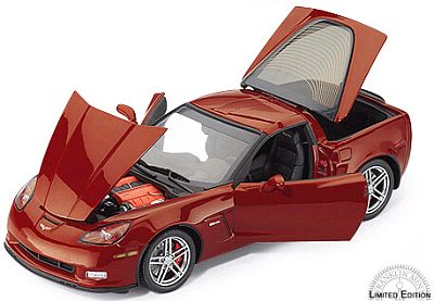 2006 Daytona Sunset Orange Corvette Z06, item #FMe423