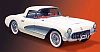 1956 Corvette Convertible, Polo White, Item #FM-B11E242