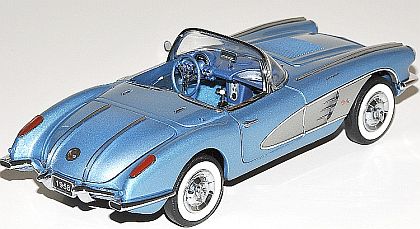 1958 Corvette Convertible • Silver Blue • #FM-B11E507