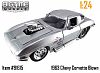 1963 Blown Corvette Sting Ray - Silver - JT-91615SIL