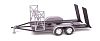 Dual-axle Trailer with ramps & tire rack • #GMP2603