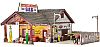 Ethyl's Gas & Service Station • Ready-Built Diorama with lights • #WS-BR5849