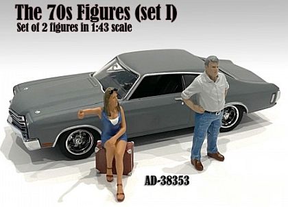 1/43 scale The 70s Figures Set 1 • American Diorama • #AD38353-1 • www.corvette-plus.ch