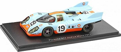 GULF Porsche 917K #19 • Herbert Müller / Richard Attwood • 1971 Le Mans • #S0916 • www.corvette-plus.ch