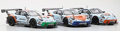 Gulf Porsche 911 GT3 R #12 & #36 & #40 • GPX Racing • Targa Florio Tribute Design • #SP32234 • www.corvette-plus.ch