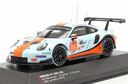 Gulf Porsche 911 RSR #86 • Gulf Racing • 24-Hours Le Mans 2018 • #LE43025 • www.corvette-plus.ch