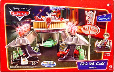 Pixar CARS Flo's V8 Cafe playset, item #L9836