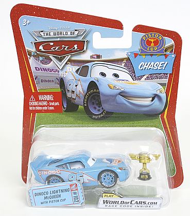 CARS CHASE car • DINOCO McQueen with Piston Cup • #P7012