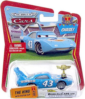 CARS CHASE car • The KING with Piston Cup • #P7103