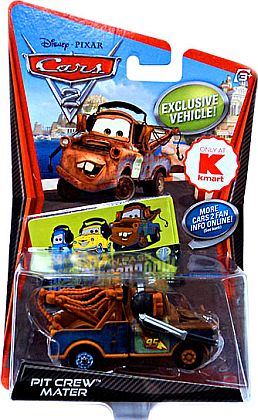 PIT CREW MATER • with Headset and Microphon • KMart exclusive • Disney/PIXAR CARS 2 • #V5131