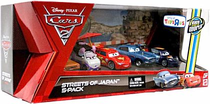 STREETS OF JAPAN • 5-car Gift Pack • Disney/PIXAR CARS 2 • #V6208