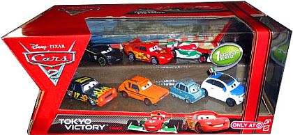 TOKYO VICTORY • 7-car Gift Pack • Disney/PIXAR CARS 2 • #V9894